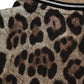 Dolce & Gabbana Brown Leopard Print Cotton Crew Neck T-shirt