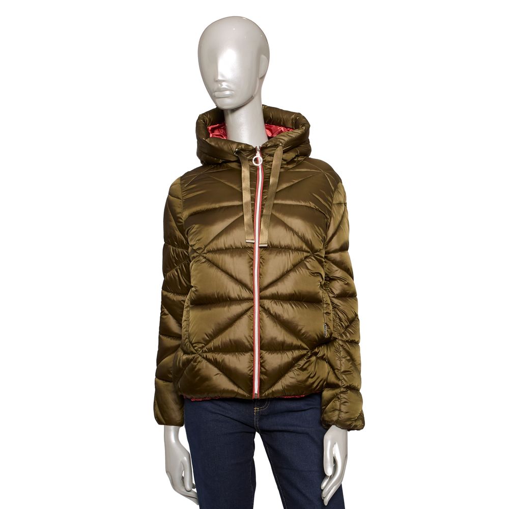 Baldinini Trend Green Polyester Jackets & Coat