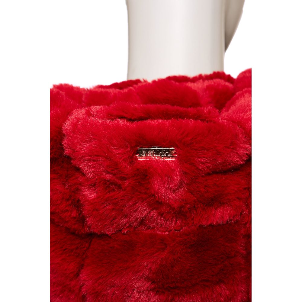 Baldinini Trend Red Polyester Jackets & Coat