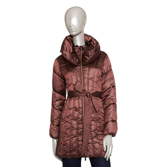 Baldinini Trend Burgundy Polyester Jackets & Coat