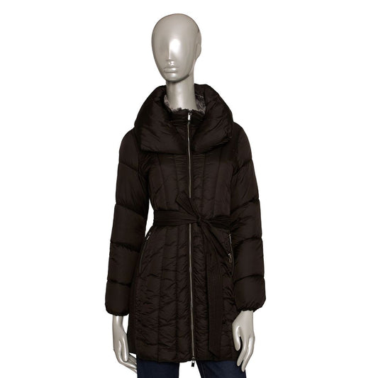 Baldinini Trend Black Polyester Jackets & Coat