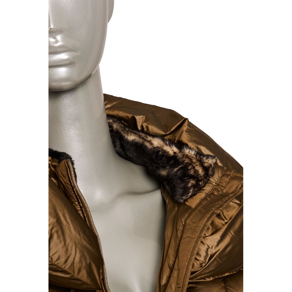 Baldinini Trend Brown Polyester Jackets & Coat