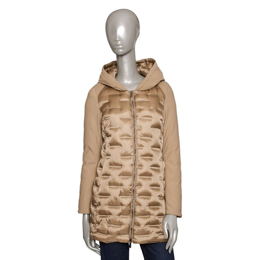 Baldinini Trend Beige Polyester Jackets & Coat