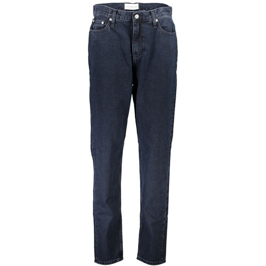 Calvin Klein Blue Cotton Jeans & Pant