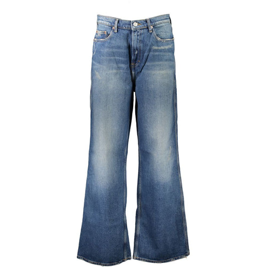 Tommy Hilfiger Blue Cotton Jeans & Pant