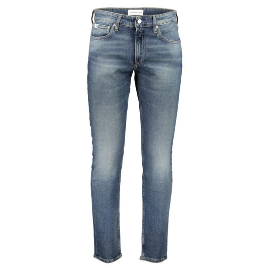 Calvin Klein Blue Cotton Jeans & Pant