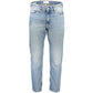 Calvin Klein Light Blue Cotton Jeans & Pant