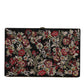 Dolce & Gabbana Multicolor Floral Gold Frame Clutch Evening Purse Bag