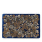 Dolce & Gabbana Blue Velvet Gold Frame Clutch Evening Party Purse Bag