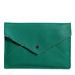 Dolce & Gabbana Green Leather Handbag Clutch Mini Purse Pouch Tablet Case