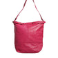 Patrizia Pepe Fuchsia Pink Leather Shoulder Purse Tote Bag