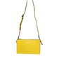 MSGM Yellow Leather Logo Crossbody Sling Shoulder Bag