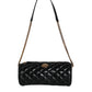 Versace Black Mini Quilted Lambskin Leather Crossbody Sling Bag