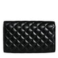 Versace Black Quilted Nappa Leather Crossbody Shoulder Bag