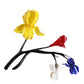 MSGM Multicolor Flower Ornament Enamel Pin Women Brooch