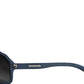 Dolce & Gabbana Blue Metal Frame Rubber Skin Polarized Mirror Lens Sunglasses