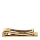 Dolce & Gabbana Gold Tone Brass Logo Branded Men Tie Clip Bar