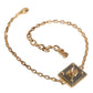 Dolce & Gabbana Gold Brass Chain Logo Sicily Pendant Necklace