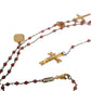 Dolce & Gabbana Gold Chain Brass Beaded Rosary Cross Pendant Necklace