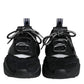 Dolce & Gabbana Black Daymaster Low Top Sneakers Shoes