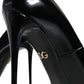 Dolce & Gabbana Black Patent Leather KATE Heels Pumps Shoes