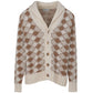 Gran Sasso Bicolor Wool Cardigan