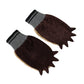 Dolce & Gabbana Beige Acrylic Knitted Fur Wrist Mitten Gloves