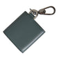 Dolce & Gabbana Green Leather DG Logo Keyring Coin Purse Keyring Wallet