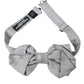 Dolce & Gabbana Gray Silk Adjustable Neck Men Bow Tie