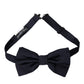 Dolce & Gabbana Black Silk Adjustable Neck Men Bow Tie