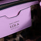 Dolce & Gabbana Baby Pink LOLA Leather Studded Crossbody Strap Bag