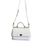 Dolce & Gabbana White Rafia Leather SICILY Crossbody Bag