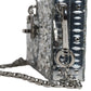 Dolce & Gabbana Silver Plexiglass Clutch Mini Evening Purse Bag