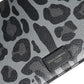 Dolce & Gabbana Black Gray Leopard Leather Bifold Card Slot Crossbody Bag