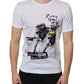 Dolce & Gabbana White Graphic Cotton Short Sleeve T-shirt