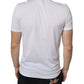 Dolce & Gabbana White Graphic Cotton Short Sleeve T-shirt