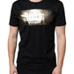 Dolce & Gabbana Black Cotton DG Logo Print Casual T-shirt