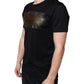 Dolce & Gabbana Black Cotton DG Logo Print Casual T-shirt