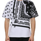 Dolce & Gabbana White Bandana Print Cotton Short Sleeves T-shirt