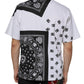 Dolce & Gabbana White Bandana Print Cotton Short Sleeves T-shirt