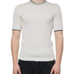 Dolce & Gabbana Off White Cashmere Short Sleeves T-shirt