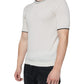 Dolce & Gabbana Off White Cashmere Short Sleeves T-shirt