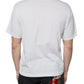 Dolce & Gabbana White Cotton DG Logo Print Casual T-shirt