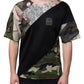 Dolce & Gabbana Multicolor Camouflage Patchwork DG Royal T-shirt