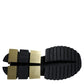 Dolce & Gabbana White Gold Black Leather SUPER KING Sneakers Shoes