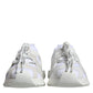 Dolce & Gabbana White Mesh Sorrento Trekking Sneakers Shoes