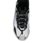 Dolce & Gabbana Silver Black Nylon NS1 Low Top Sneakers Shoes