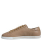 Dolce & Gabbana Brown Low Top Men Saint Tropez Sneakers Shoes