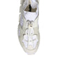 Dolce & Gabbana White Mesh Sorrento Trekking Sneakers Shoes