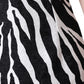 Dolce & Gabbana Black White Zebra A-line Sheath Mini Dress